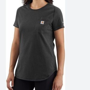 💪 Carhartt Force Women’s Relaxed Fit Midweight Pocket T-Shirt • Grey • Medium